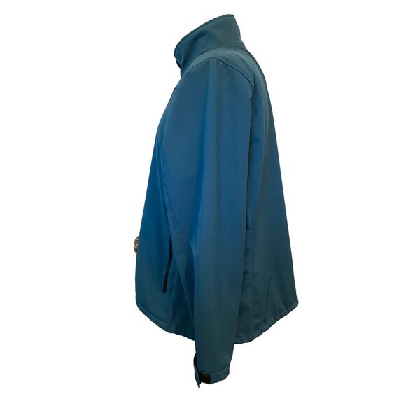 Iceberg Outerwear Jacket Men 2XL Blue Green Windproof Waterproof Soft Shell - Picture 3 of 13